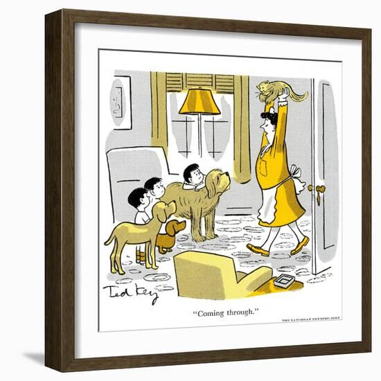 Hazel Cartoon-Ted Key-Framed Giclee Print