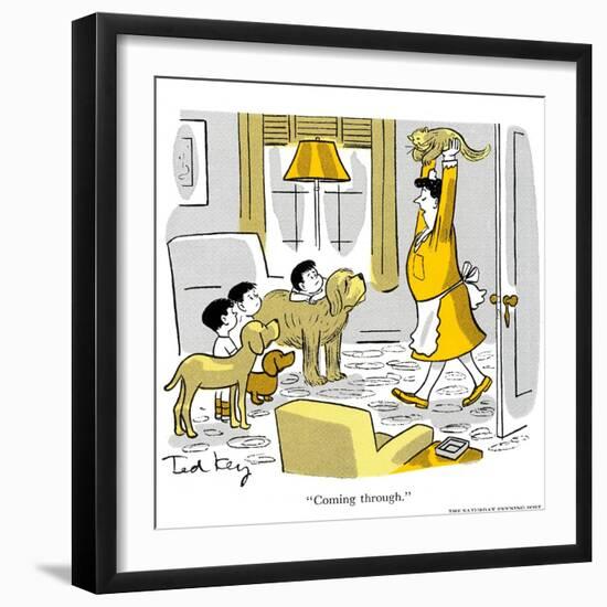 Hazel Cartoon-Ted Key-Framed Giclee Print