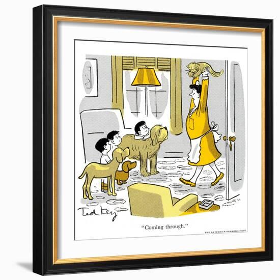 Hazel Cartoon-Ted Key-Framed Giclee Print