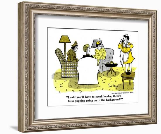 Hazel Cartoon-Ted Key-Framed Premium Giclee Print