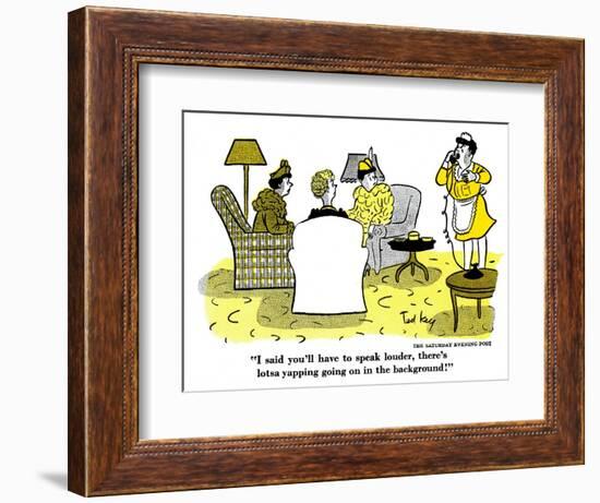 Hazel Cartoon-Ted Key-Framed Premium Giclee Print