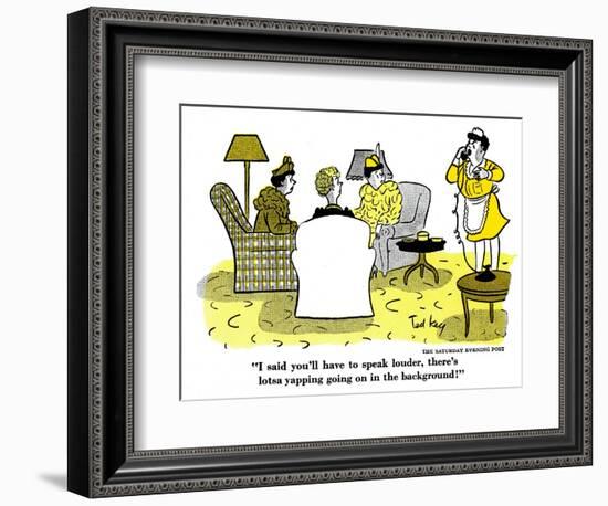 Hazel Cartoon-Ted Key-Framed Premium Giclee Print