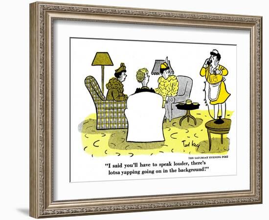 Hazel Cartoon-Ted Key-Framed Giclee Print