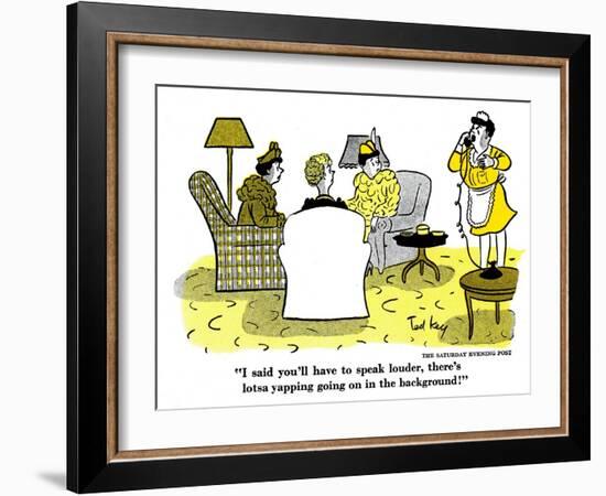 Hazel Cartoon-Ted Key-Framed Giclee Print