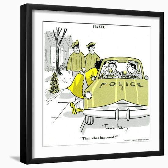 Hazel Cartoon-Ted Key-Framed Giclee Print