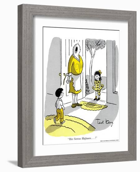 Hazel Cartoon-Ted Key-Framed Giclee Print