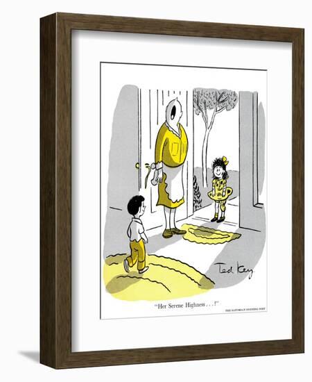 Hazel Cartoon-Ted Key-Framed Giclee Print