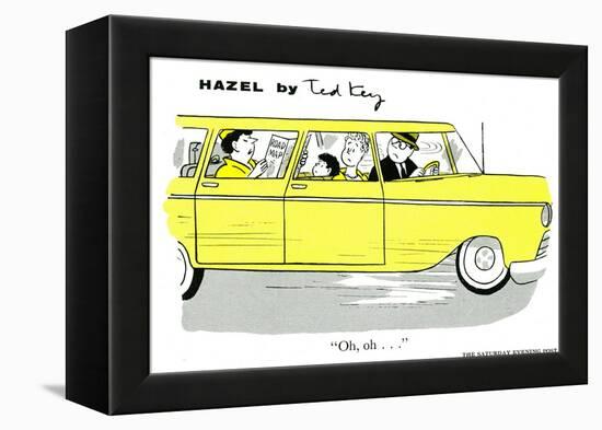 Hazel Cartoon-Ted Key-Framed Premier Image Canvas