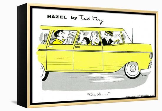 Hazel Cartoon-Ted Key-Framed Premier Image Canvas