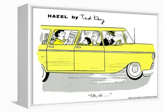 Hazel Cartoon-Ted Key-Framed Premier Image Canvas