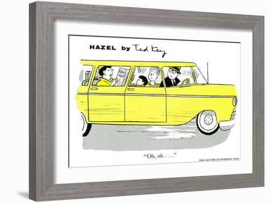 Hazel Cartoon-Ted Key-Framed Giclee Print