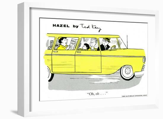 Hazel Cartoon-Ted Key-Framed Giclee Print