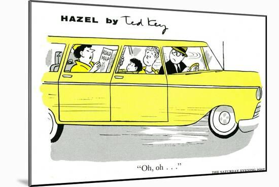 Hazel Cartoon-Ted Key-Mounted Giclee Print