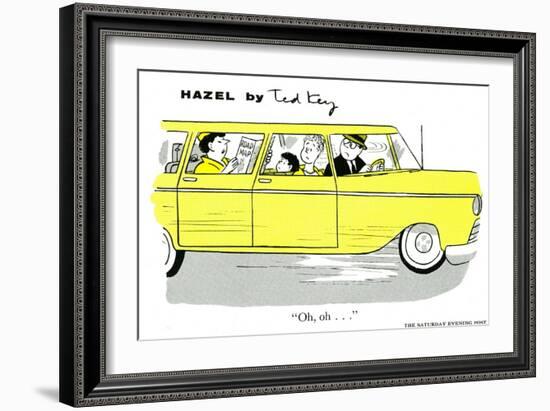 Hazel Cartoon-Ted Key-Framed Giclee Print