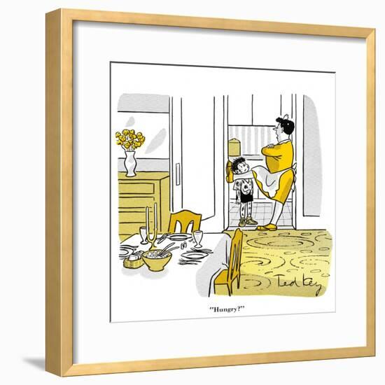 Hazel Cartoon-Ted Key-Framed Giclee Print