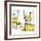 Hazel Cartoon-Ted Key-Framed Giclee Print