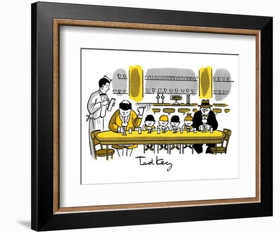 Hazel Cartoon-Ted Key-Framed Giclee Print