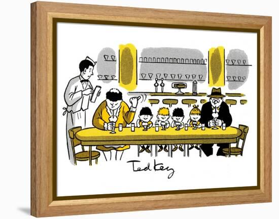 Hazel Cartoon-Ted Key-Framed Premier Image Canvas