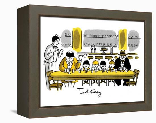 Hazel Cartoon-Ted Key-Framed Premier Image Canvas