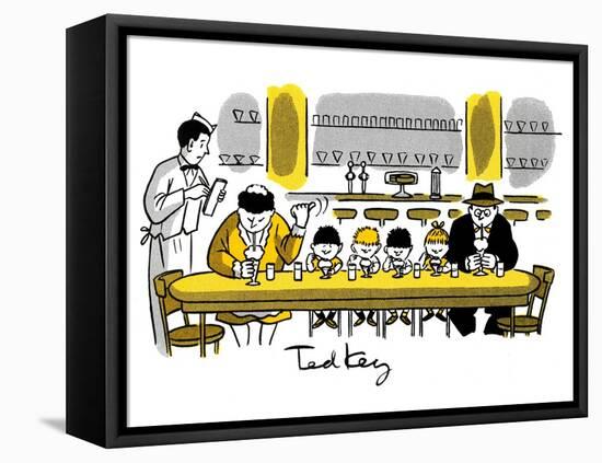 Hazel Cartoon-Ted Key-Framed Premier Image Canvas