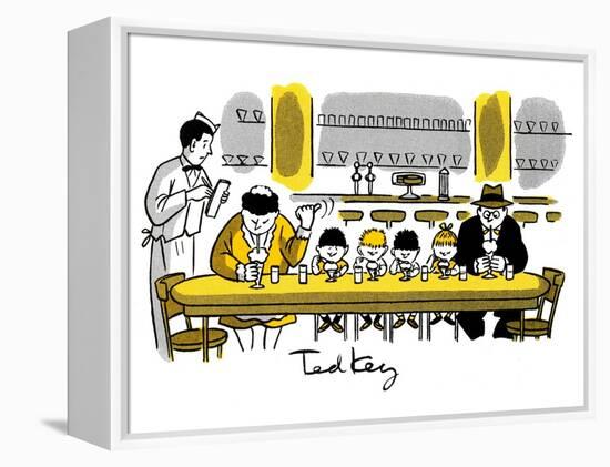 Hazel Cartoon-Ted Key-Framed Premier Image Canvas