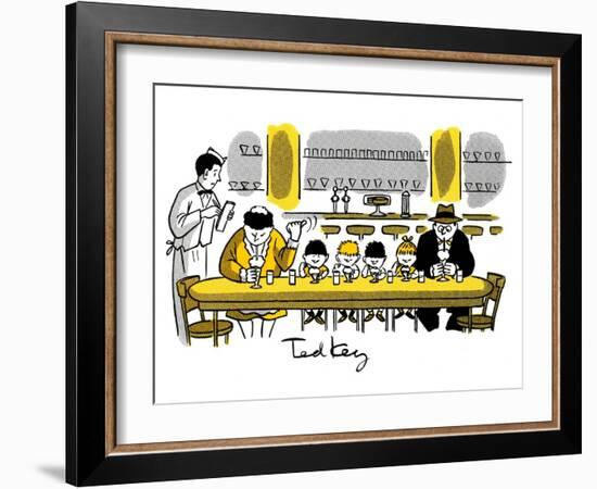 Hazel Cartoon-Ted Key-Framed Giclee Print