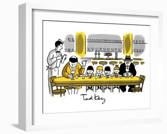 Hazel Cartoon-Ted Key-Framed Giclee Print