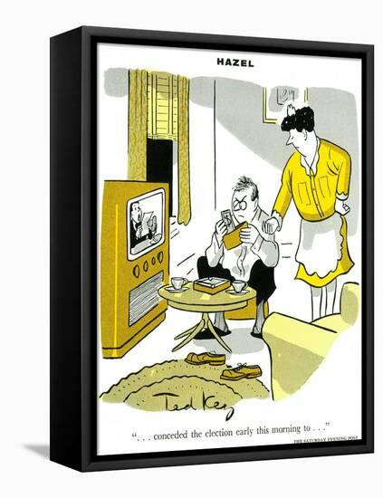 Hazel Cartoon-Ted Key-Framed Premier Image Canvas