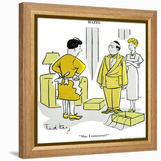 Hazel Cartoon-Ted Key-Framed Premier Image Canvas