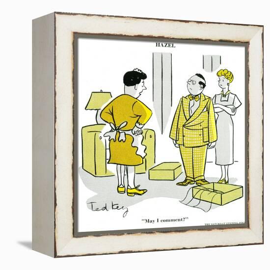 Hazel Cartoon-Ted Key-Framed Premier Image Canvas