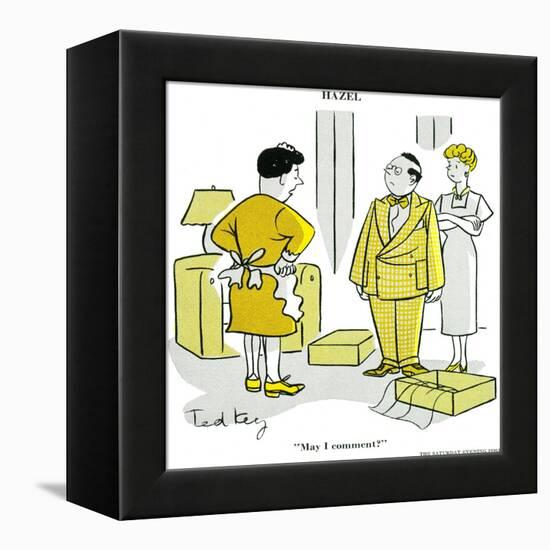 Hazel Cartoon-Ted Key-Framed Premier Image Canvas