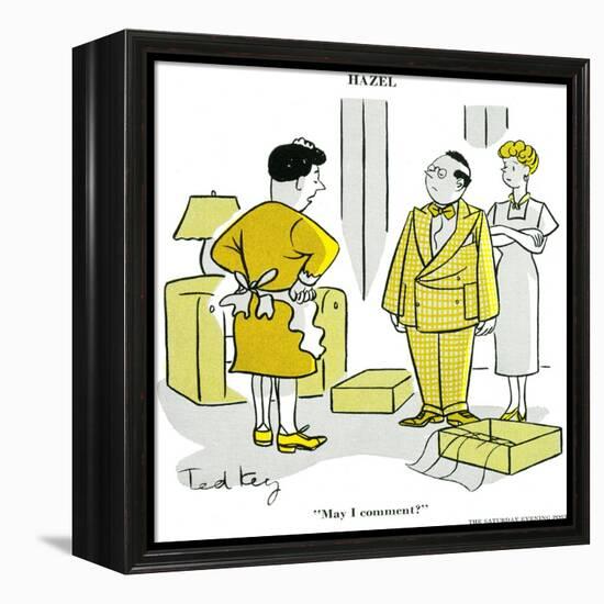 Hazel Cartoon-Ted Key-Framed Premier Image Canvas