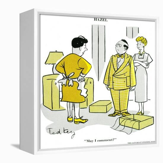 Hazel Cartoon-Ted Key-Framed Premier Image Canvas