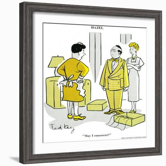 Hazel Cartoon-Ted Key-Framed Giclee Print