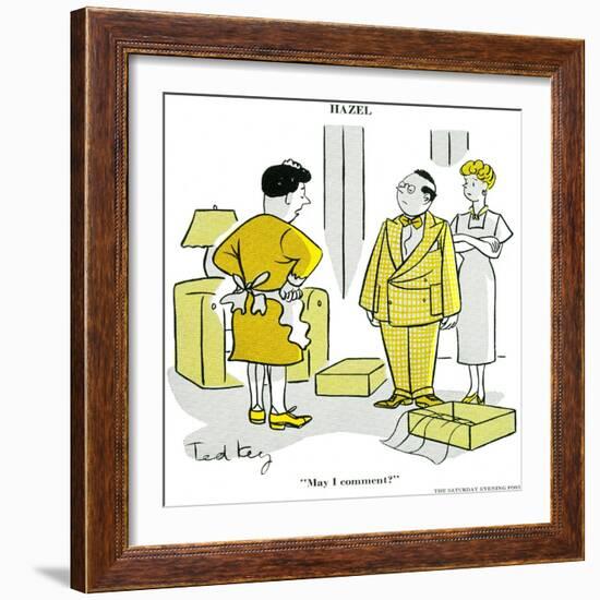 Hazel Cartoon-Ted Key-Framed Giclee Print