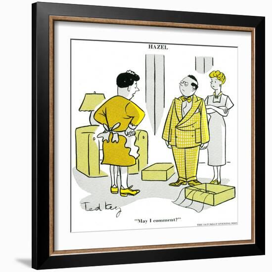 Hazel Cartoon-Ted Key-Framed Giclee Print