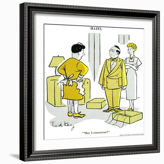 Hazel Cartoon-Ted Key-Framed Giclee Print