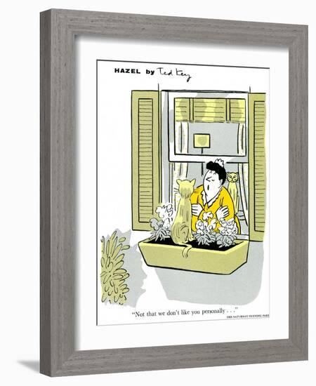 Hazel Cartoon-Ted Key-Framed Giclee Print