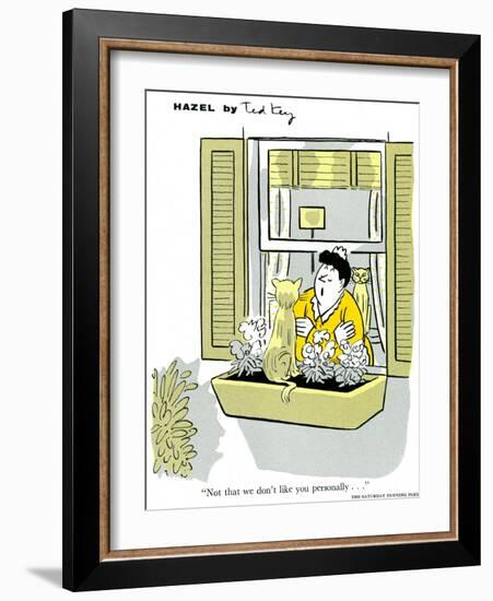 Hazel Cartoon-Ted Key-Framed Giclee Print