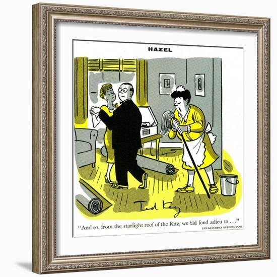 Hazel Cartoon-Ted Key-Framed Giclee Print