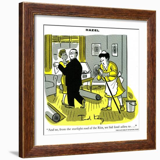 Hazel Cartoon-Ted Key-Framed Giclee Print