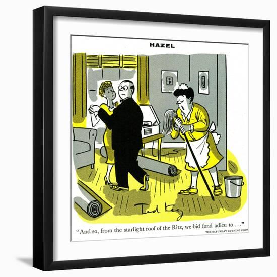 Hazel Cartoon-Ted Key-Framed Giclee Print