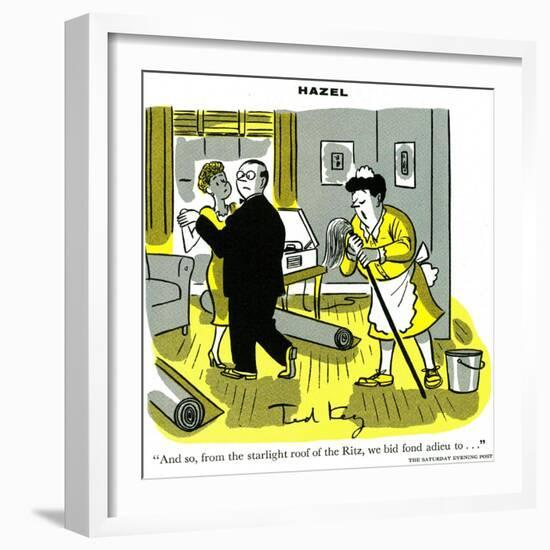 Hazel Cartoon-Ted Key-Framed Giclee Print