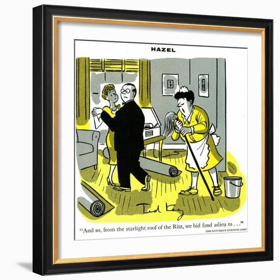 Hazel Cartoon-Ted Key-Framed Giclee Print