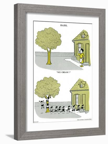 Hazel Cartoon-Ted Key-Framed Giclee Print