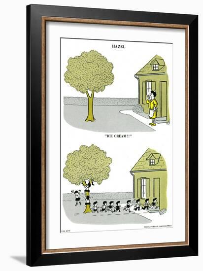 Hazel Cartoon-Ted Key-Framed Giclee Print