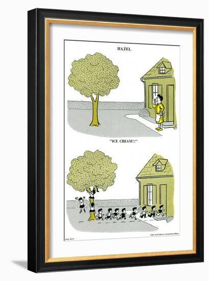 Hazel Cartoon-Ted Key-Framed Giclee Print