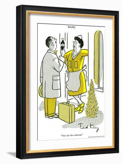 Hazel Cartoon-Ted Key-Framed Giclee Print