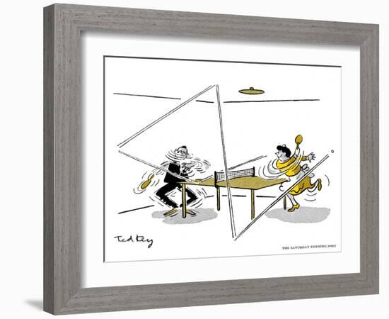 Hazel Cartoon-Ted Key-Framed Giclee Print