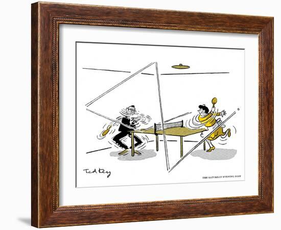 Hazel Cartoon-Ted Key-Framed Giclee Print